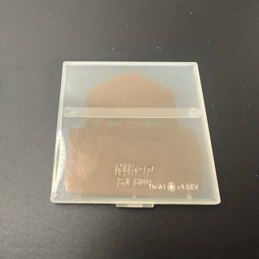 Nikon SJ-800 Colored Gel Filter Set FL-G1 & TN-A1 w/ Case For SB-800 Flash